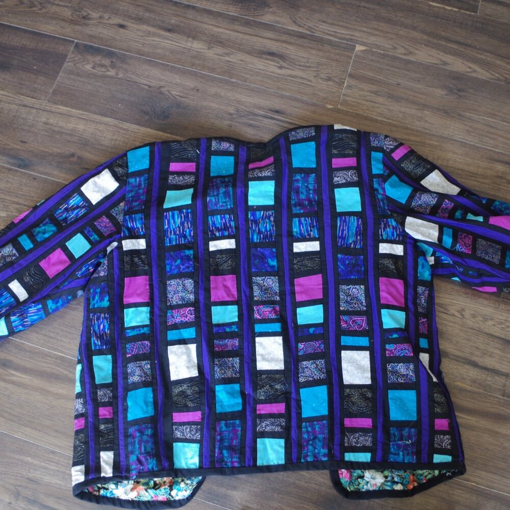 Patch Work Reversable Ladies Jacket - Picture 7 of 7